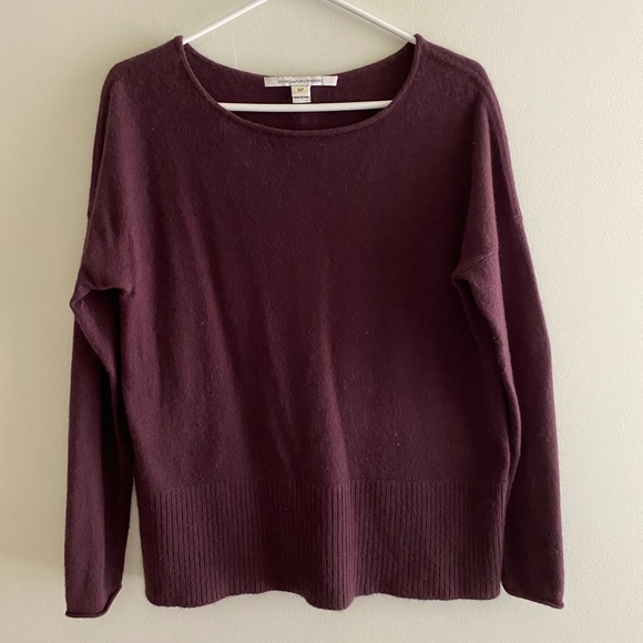 Cashmere Bateau Neckline Sweater - Size M - Picture 2 of 5